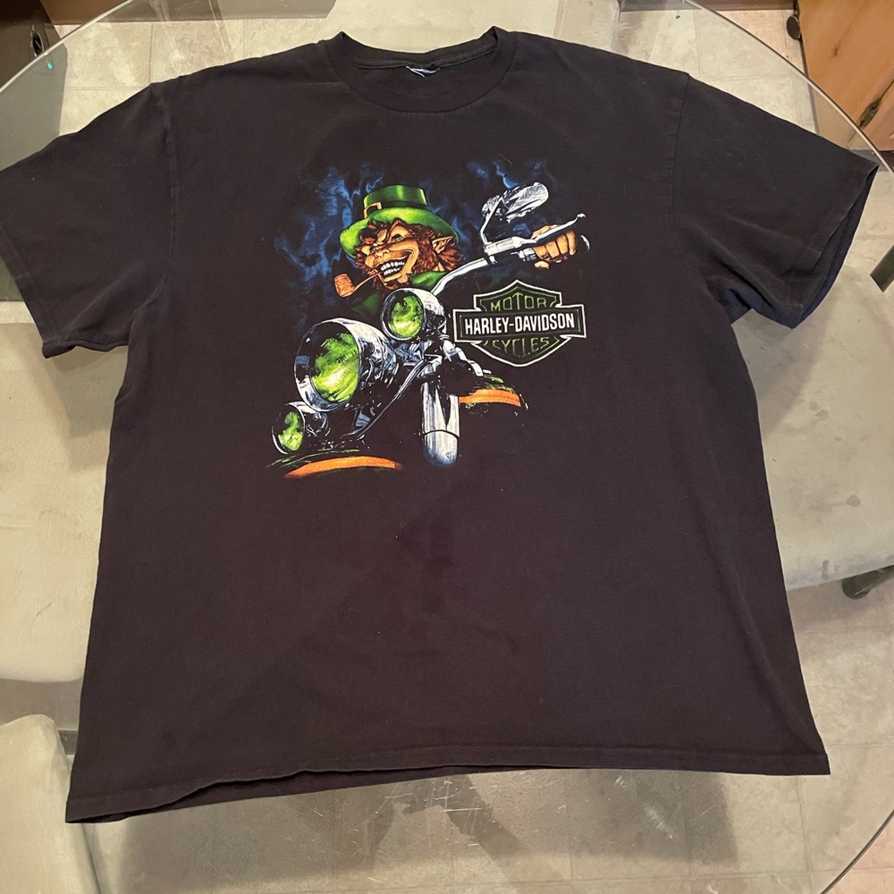 Rare Harley leprechaun shirt